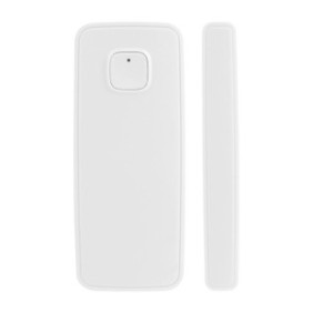 Sensori magnetici di sicurezza, intelligenti, wireless, per porte, finestre, compatibili con Tuya SmartLife Alexa e Google Assistant, bianco