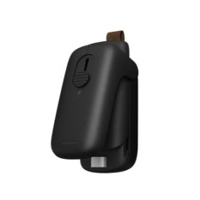 Mini dispositivo portatile per richiudere sacchetti e taglierina inclusa, Ledera, 2 in 1, termosaldatura, nero