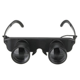 Occhiali 3in1, Sunmostar, ABS, binocolo ultraleggero, 3X, 28 mm, nero