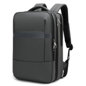 Zaino porta computer 15.6", business da viaggio, con tasca antifurto, Tigernu, 42x32x17.5 cm, Grigio