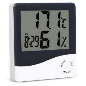 Termometro, igrometro ambientale digitale, E-manor®