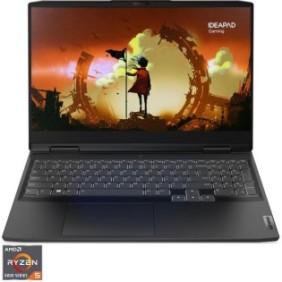 Laptop Gaming IdeaPad Gaming 3 15ARH7 con processori AMD Ryzen™ 5 6600H fino a 4,50 GHz, 15,6" Full HD, IPS, 120 Hz, 16 GB DDR5, SSD sì 512 GB, NVIDIA® GeForce RTX™ 3050 4 GB GDDR6, senza sistema operativo , Onice Grigio