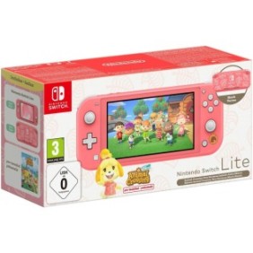 Console Nintendo Switch Lite Coral Isabelle's Aloha Edition