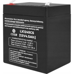 Batteria potente per UPS, CSSB, AGM 12V, 4,5Ah, nera