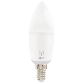 Lampadina LED SiGN, Wi-Fi, E14,5W, 2700K - 6500K, 470lm SNSM-E14WHITE