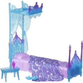Set di mobili per casa delle bambole, Disney, modello Frozen, 30 x 25 x 10 cm, multicolore