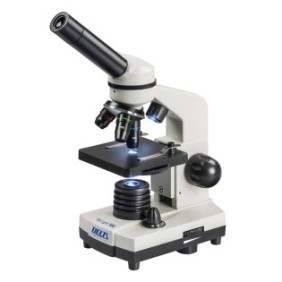 Microscopio ottico Biolight, Delta Optical, 400x, Grigio