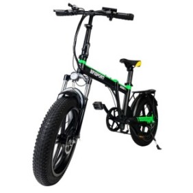 Bicicletta elettrica pieghevole portatile da 20 pollici 3.0 per pneumatici da neve con batteria a lunga durata