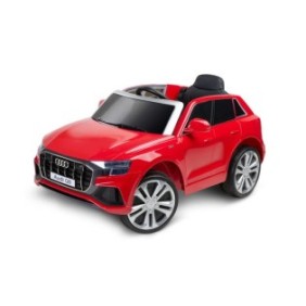 Auto elettrica per bambini, Toyz, Audi Rs Q8, fari a LED, 3-8 anni, Rossa