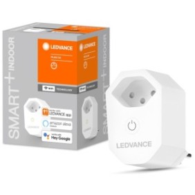 Pressa intelligente Ledvance Smart + Wi Fi 10 A, 2300 W, IP20, compatibile con Amazon Alexa/Google Assistant