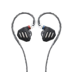 Cuffie audio In-Ear Hi-Fi Fiio FH7s, cavo da 1,2 M, nere