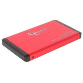 Custodia protettiva per hdd esterno, Gembird, SATA USB 3.0, 2.5", rossa