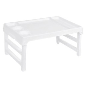 Tavolo in plastica, pieghevole, Zola®, bianco, 47 x 27 cm