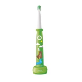 Spazzolino da denti per bambini Sencor SOC 0912GR, sonic, Bianco/Verde