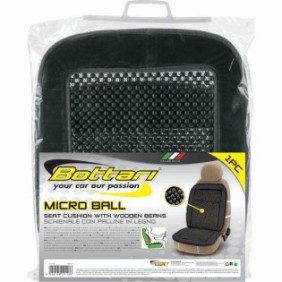 Copriauto Bottari Micro Ball con micro palline di legno, nero