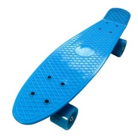 Penny Board, 56 cm, ruote in silicone, blu isp 21