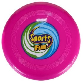 Freesbee, Zola®, plastica, rosa, diametro 20 centimetri