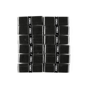 Overgrip Yonex Super Grap AC102-12EX, set da 12 pezzi, colore nero