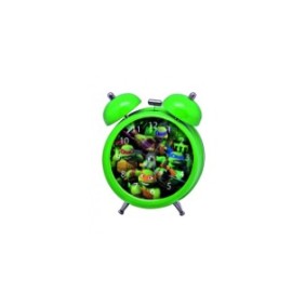 Orologio da tavolo Sveglia Teenage Mutant Ninja Turtles 10 cm Verde