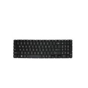 Tastiera portatile, Toshiba, Satellite C55-C-1E3, senza cornice, nera, USA