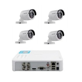 Kit 4 telecamere per sistema di videosorveglianza esterna Turbo HD