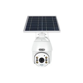Telecamera di sorveglianza solare 4G Speed ​​​​​​Dome IP, ONVIF, Asyo, ottica fissa 3,6 mm, notifiche mobile, sensori di movimento, illuminazione LED