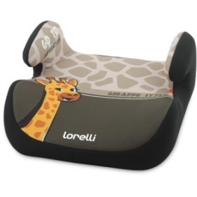 Seggiolino auto Lorelli Topo Comfort 15-36 kg, Collezione 2020, Giraffa Beige Chiaro Scuro