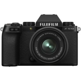 Fotocamera mirrorless Fujifilm X-S10, 26,1 MP, 4K, nera + obiettivo XC 15-45