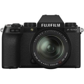 Fotocamera mirrorless Fujifilm X-S10, 26,1 MP, 4K, nera + obiettivo XF 18-55