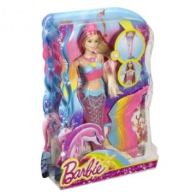 Bambola Barbie Sirena Arcobaleno, 28 cm