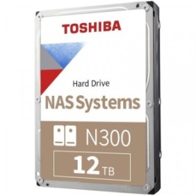 HDD interno Toshiba N300, 3,5", 12 TB, SATA/600, 7.200 giri/min, cache sì 256 MB