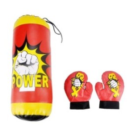 Sacco boxe per bambini con guanti ISP Punch, 40 cm
