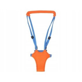 Imbracatura di sicurezza VerkGroup, girello regolabile per neonati, 6-14 mesi, blu/arancione