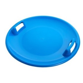 Slitta con disco in plastica Super Star, blu, 60 cm