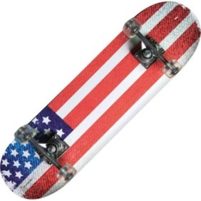 Skateboard Nextreme Tribe Pro Usa Flag, multicolore