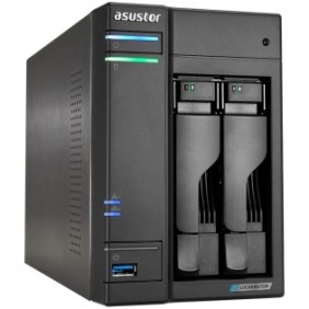Archiviazione collegata in rete Asustor LOCKERSTOR 2 AS6602T, 2 alloggiamenti, Intel Celeron® J4125 2GHz, 4GB DDR4