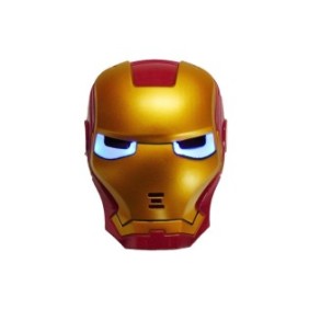 Maschera Iron Man con luci, bambini, multicolor
