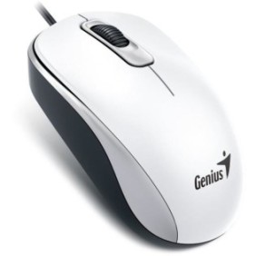 Mouse cablato, Genius, DX-110, USB, bianco