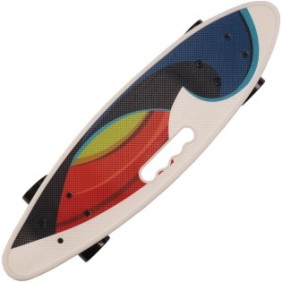 Penny board Action One® Portable ABEC-7, PU, Alluminio, Color Wave, per bambini