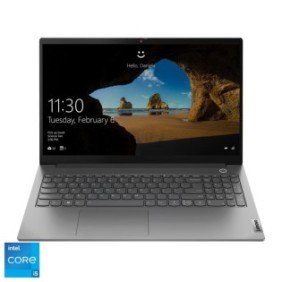 Laptop Lenovo ThinkBook 15G2 ITL con processori Intel Core i5-1135G7 fino a 4,00 GHz, 15,6" Full HD, 16 GB, SSD sì 512 GB, grafica Intel® Iris® Xe, DOS gratuito, Mineral Grey