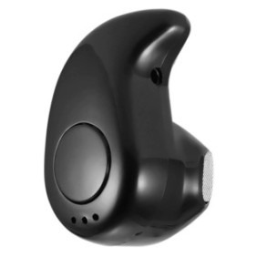 Mini auricolare Bluetooth 10m vivavoce invisibile Nero A2DP