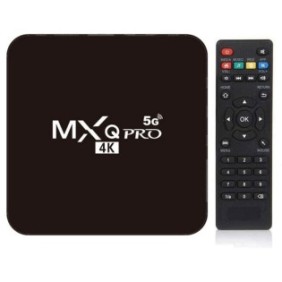 Smart TV box MXq Pro 5G TV Box, 4 GB di RAM, 32 GB di ROM, 4k, Nero