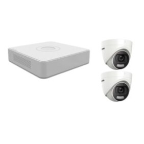 Kit di videosorveglianza Hikvision 5MP, con 2 telecamere da interno MK300 5MP