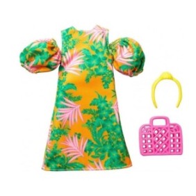Set Barbie, vestiti e accessori, tropicale con accessori, 3 anni+