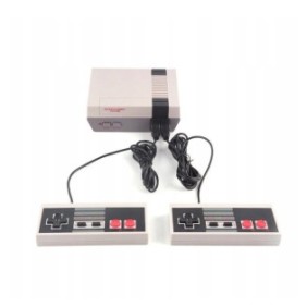 Console per videogiochi NES mini 620, Con 2 controller, Bianco/Grigio