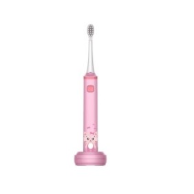 SMART TabbyBoo Dr Oly V16 spazzolino elettrico per bambini con ricarica USB timer intelligente 2 minuti impermeabile IPX7 - rosa