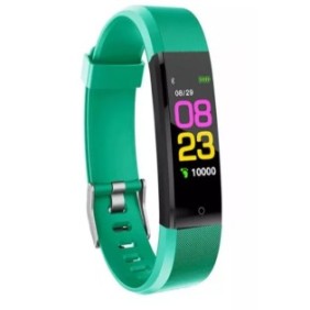 Bracciale fitness tracker Android Appel IOS Verde