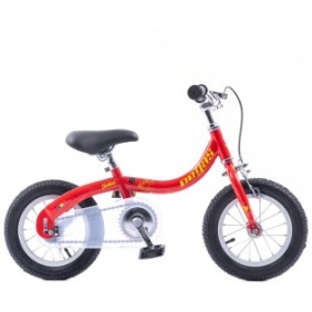Bicicletta per bambini Pegas Soim 2in1, 12", Rossa