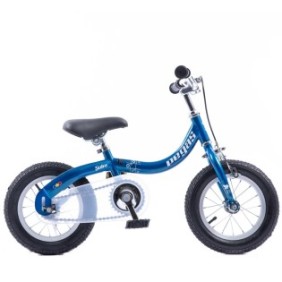 Bicicletta per bambini Pegas Soim 2in1, 12", Blu
