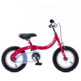 Bicicletta per bambini Pegas Soim 2in1, 12", Rosa